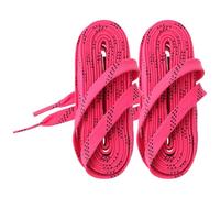 VICASKY Lacets de Patins Cirés 96cm, 1 Paire en Polyester pour Patins | Patins de Hockey et Bottes, Rose Fluo, Faciles à Nouer, Résistance à L’usure