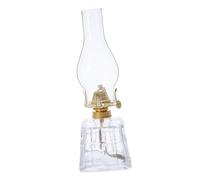 VICASKY Lampe à Pétrole Carrée Vintage Résistante Au Vent pour Usage Intérieur et Extérieur Lanterne Verre Rétro Portable pour Éclairage Urgence et Décoration