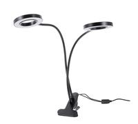 VICASKY Lampe de Croissance LED Ajustable pour Plantes d'Intérieur Lampe Horticole Compacte USB avec Double Tête et Minuterie Lumière à Spectre Adapté pour Culture en Intérieur