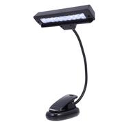 VICASKY Lampe de Pupitre LED Rechargeable USB à Pince Flexible, Intensité Variable, Lumière Douce Protection Oculaire, Bras Réglable 360°, pour Musique et Lecture