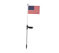 VICASKY Lampe Jardin Solaire Drapeau Américain LED Étanche à pour Extérieur Pelouse Patio Chemin Décoration Juillet
