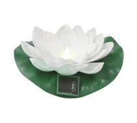 VICASKY Lampe Solaire Décorative Fleur Lotus Flottante Étanche pour Jardin Piscine Étang Extérieure Ambiance Zen