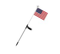 VICASKY Lampe Solaire Jardin Drapeau Américain Étanche Éclairage Extérieur pour Pelouse et Décor Ambiance Patriotique