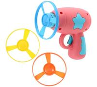 VICASKY Lanceur De Disques Volants Jouet Soucoupes Lumineuses pour Chats Ensemble Interactif pour Chats Toupie pour Animaux De Compagnie Léger Amusant Jeu D'Intérieur Engageant