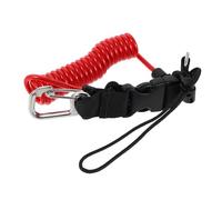 VICASKY Lanière de Plongée Anti-Perte avec Ressort Rétractable Boucle Rapide Acier Inoxydable Corde de Sécurité pour Caméra et Outils sous-Marins Protection Fiable pour Activités