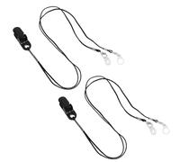 VICASKY Lanière de Sécurité pour Appareil Auditif Protection Étanche en Abs et Nylon, Confortable à Porter, pour Activités de Plein Air, Lot de 2 Set de Set de Ensembles