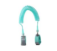 VICASKY Lien De Poignet Anti-perte Verrouillé Pour Garçon Et Filles, Bracelet Sécurité 2,5 Mètres En Tissu Coton, Fil Acier Flexible, Protection Voyage Bébé, Vert,