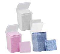 VICASKY Lingettes Nettoyantes Pour Colle Cils Et Bouteilles 600 Pièces Blanc Rose Bleu Multi-tailles Essuie-cils Professionnels Pour Extensions De Cils En Salon