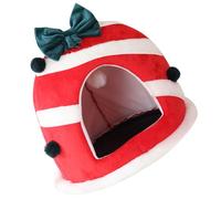VICASKY Lit Douillet pour Animaux de Compagnie Lit de Noël pour et Chiens Confortable et Lavable Design pour Intérieur ou Voiture Dimensions