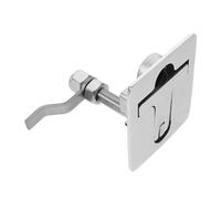 VICASKY Loquet de Porte Marine à Came Affleurant en Acier Inoxydable 316, Poignée Annulaire Carrée, Verrou de Trappe de Pont pour Bateaux et Yachts, Fixation Robuste pour Compartiments