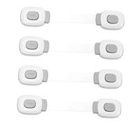 VICASKY Loquet de Sécurité Garçon et Filles pour Armoire et Tiroir en Abs et Pe, Lot de 4 Pièces Auto-adhésives pour Protection Bébé Mobilier et Électroménager