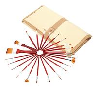 VICASKY Lot de 1 set de pinceaux à huile professionnelle et aquarelle léger et portable pour artiste avec pinceau de qualité supérieure pour un contrôle précis et une longue durée de vie