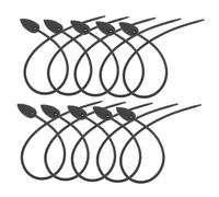 VICASKY Lot de 10 attaches de jardin flexibles réutilisables pour une fixation sûre des plantes pour une utilisation dans le jardin ou pour la croissance des plantes