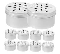 VICASKY Lot de 10 Boîtes à Odeurs pour Dressage De Chiens, Mallette D’entraînement Au Flair en Aluminium 120 ML, Outil De Formation Olfactive pour Travail Chiens De Chasse Service