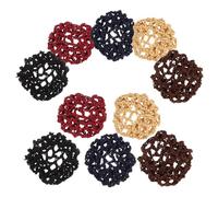 VICASKY Lot de 10 filets à cheveux invisibles pour chignon de ballet pour danseuses pour des occasions spéciales et un usage quotidien