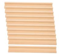 VICASKY Lot de 10 grands présentoirs de 19 cm pour lettres en bois, base respectueuse de l'environnement, en bois anglais, pour garçons et filles, jouets éducatifs