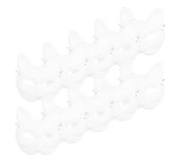 VICASKY Lot de 10 masques en cellulose peints à la main - Masque d'Halloween LED - Produits d'Halloween - Masques de collagène - Masques d'art à peindre