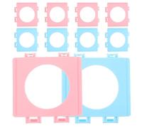 VICASKY Lot de 10 Modules de Tunnel pour Hamster en Plastique, Connecteurs Flexibles pour Cage d'animaux, Panneau de Raccordement de Tuyauterie pour Tube de Jeu Externe