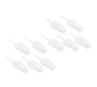 VICASKY Lot de 10 Pelles à Glace en Plastique Léger et Compact, Mini Mesureur Multifonction Cuisine, Buffets et Bonbons, Ustensile Pratique et Solide