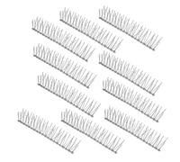 VICASKY Lot de 10 Pics Anti-Oiseaux pour Jardin, Toit, Efficace Contre Les Pigeons, Autres Oiseaux, Installation Facile, Durable