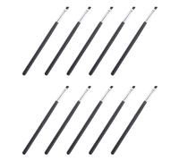 VICASKY Lot de 10 pinceaux à sourcils - Pinceaux coudés pour un maquillage précis pour eye-liner et sourcils - Facile à nettoyer - Pour débutants et professionnels
