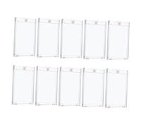 VICASKY Lot de 10 porte-cartes magnétiques de la collection Football Star - Pour cartes de sport - Coque rigide - Pour collectionneurs