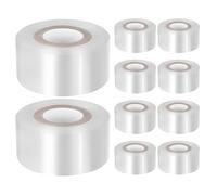 VICASKY Lot de 10 Rouleaux De Film De Protection pour Greffage De Plantes Outils De Jardinage À Main Feuille De Plastique Extensible Film De Greffage Transparent