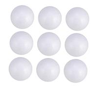 VICASKY Lot de 100 boules rondes massives en polystyrène pour travaux manuels, décoration de la maison et décorations d'événements