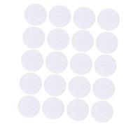 VICASKY Lot de 100 Filtres en Coton Blanc 10x1 Mm Rond pour Appareils de Beauté, Accessoires de Microdermabrasion, Rechanges pour Aspirateurs Faciaux, Fourniture Beauté Professionnelle,