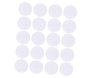 VICASKY Lot de 100 Filtres en Coton Blanc 10x1 Mm Rond pour Appareils de Beauté, Accessoires de Microdermabrasion, Rechanges pour Aspirateurs Faciaux, Fourniture Beauté Professionnelle,