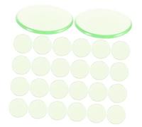 VICASKY Lot de 100 jetons de bingo transparents pour jeux de cartes, jouets de comptage, ressources éducatives, compteurs colorés pour le divertissement et l'enseignement des mathématiques - Léger et