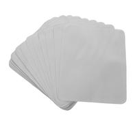 VICASKY Lot de 100 Lingettes Microfibres Double Face 17X14 CM pour Lunettes Écrans et Objectifs Chiffon Nettoyage Doux en Microfibre Gris Clair pour Traces de Doigts et Poussières