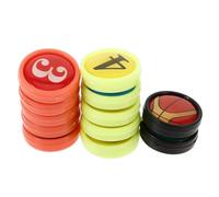 VICASKY Lot de 12 aimants de rechange pour planches de basket-ball, pratiques et durables, pour tableaux d'entraînement, compatibles avec une meilleure expérience de jeu