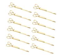 VICASKY Lot de 12 épingles à cheveux en forme de ciseaux pour accessoires de cheveux pour les fêtes Design Pour occasions spéciales