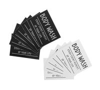 VICASKY Lot De 12 Étiquettes Autocollantes Pour Salle De Bain Après-Shampoing Shampoing Rechargeables Pour Organiser La Le Lavage Les Bouteilles Étanches Personnalisées En