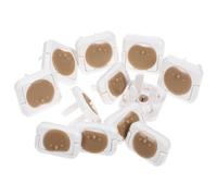 VICASKY Lot De 12 Prises De Pour Bébé Prises De Pour Enfants Fiches En Plastique Sécurité Publique À Domicile