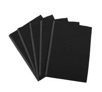 VICASKY Lot De 125 Dessous De Plat Et Coussin De Bureau Jetables Noir, Taille Standard, Pour Nail Art Professionnel, Usage Salon De Manucure Et Soins Des Ongles, Protection Table De Manucure
