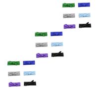 VICASKY Lot de 18 bandeaux élastiques avec nœuds pour garçons et filles - Unisexe - Vert, noir, bleu