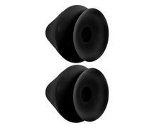 VICASKY Lot de 2 Balles de Massage Murales à Ventouse Noires Appareil Manuel pour Dénouer les Nœuds Musculaires Profonds du Dos Nuque Outil de Relaxation Musculaire Ergonomique pour