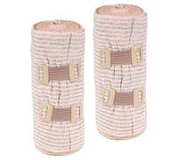 VICASKY Lot De 2 Bandages Élastiques Respirants 10 Cm x 4,5 m Pour Compression Musculaire Et Blessures, Fixation Flexible Pour Genou, Cheville Et Poignet, Sport, Usage Extérieur Et Athlétique