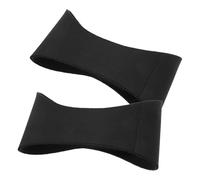 VICASKY Lot de 2 Bandeaux de Natation Étanches 53X9 CM en Tissu Élastique Noir Protège-Oreilles pour Natation et Yoga Bandeau Antidérapant Réutilisable pour Piscine et Plage