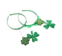 VICASKY Lot de 2 bandeaux Irish Day - Statue de la Liberté - En coton - Bandeau - Chapeau - Costume viking pour femme - Accessoire médiéval - Bandeau en plastique