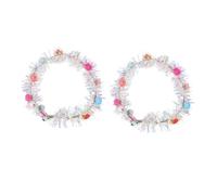 VICASKY Lot de 2 Bandeaux Lumineux LED Scintillants pour Cheveux, Taille Unique, Flexibles, Accessoires de Fête pour Adultes et Garçon et Filles, Décoration Cheveux pour Couleur Aléatoire