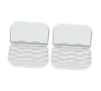 VICASKY Lot De 2 Boîtes De Rangement Pour Faux Cils Organiseur Pour Maquillage Des Yeux Étui De Rangement Pour Faux Cils Conteneur De Voyage Pour Faux Cils Affaiblissement Du Champ