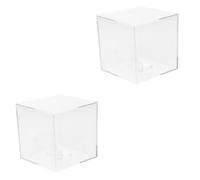 VICASKY Lot de 2 boîtes de rangement pour médiators de guitare, boîte de rangement, bague de championnat, vitrine en acrylique, support pour pouce