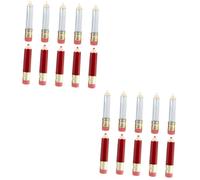 VICASKY Lot de 2 boîtes de rangement transparentes pour baume à lèvres DIY - Pour les soins des lèvres et le maquillage - Pour les voyages - 10 pièces x 2