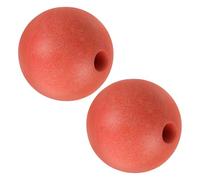 VICASKY Lot de 2 Bouées Flottantes en Mousse Rouge 20 CM Flotteur pour Pêche et Aquaculture Accessoire Résistant aux UV et Intempéries pour Filets Bateaux et Lignes D’Ancre en Mer Eau
