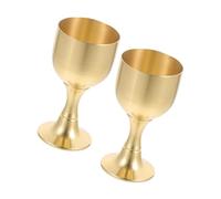 VICASKY Lot De 2 Calices À Vin Antiques Et Vintage Coupes À Gobelets Rétro Coupes Médiévales Verres De Bar Tasses De De Communion Décoratives Rituelles De