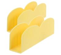 VICASKY Lot de 2 Clips Stabilisateurs de Parc pour Bébé en Abs Jaune, Support Antidérapant pour Barrière de Sécurité, Fixation Solide pour Aire de Jeux et Parc à Chiots, Accessoire