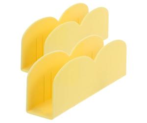 VICASKY Lot de 2 Clips Stabilisateurs de Parc pour Bébé en Abs Jaune, Support Antidérapant pour Barrière de Sécurité, Fixation Solide pour Aire de Jeux et Parc à Chiots, Accessoire